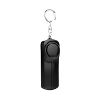 0504 Black Safesound Personal Alarm Keychain Mini Key Chain With LED Light 130 DB Emergeny Security Alert.