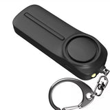 0504 Black Safesound Personal Alarm Keychain Mini Key Chain With LED Light 130 DB Emergeny Security Alert.