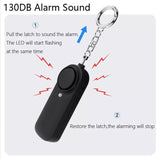 0505 Merge Loud Panic Alarm Personal Defence Siron Safety Alarm Key Chain Women	Emergeny Security Alert