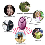 0507 Merge 5-Pcs 140DB Safe Sound Personal Alarm Key Chain With LED Light Defence Emergency  Security Alert.