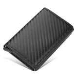 0510 Rfid Wallet Leather Women Or Mens Credit card Case Slim Metal Money Bag Anti Theft Wallet