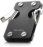 0517 Merge Multifuction Metal Key Holder And Minimalist Credit Card Money Clip Wallet For Men RFID Blocking Card