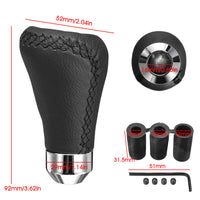 0601 Merge Leather 5 Speed Manual Car Gear knob Stick Shift Knob Shifter Leaver Universal AU