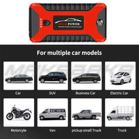 06104 Merge 99800mAh Portable Car Jump starter Poer Bank Pack Battey Charger Booster 12V Duty.