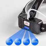 06109 Merge 100000LM Cob+Led Head lamp Head light Torch USB Recherbeable Flashlight Super Style Items.