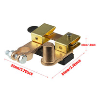 06125 Merge 12V Car Battery Isolator Switch Brass RV Boat Cut Off Discounnect Power Terminal