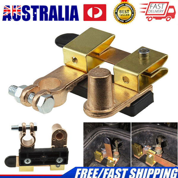 06125 Merge 12V Car Battery Isolator Switch Brass RV Boat Cut Off Discounnect Power Terminal