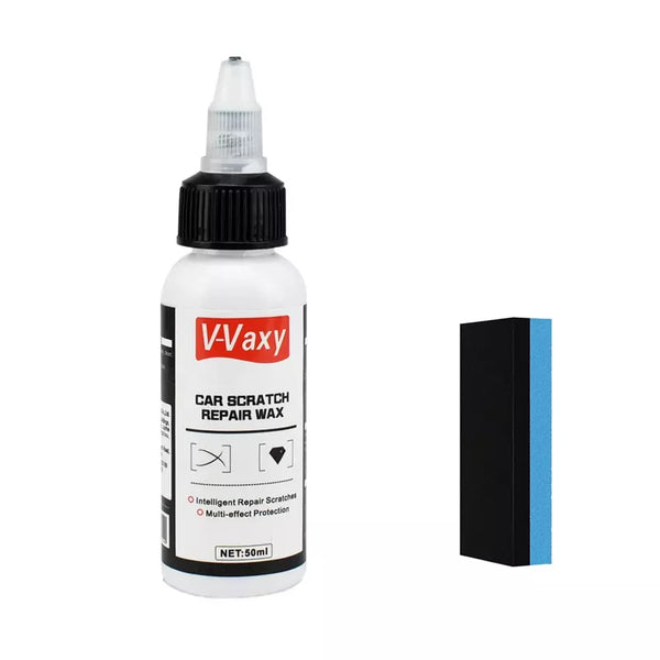 V-Vaxy Car Scratch Repair Wax Buff Out Scratch 1-Bottle 1-Sponge Awesome 0700.