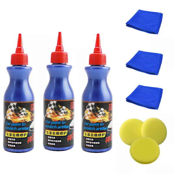 1 x3 Car Scratch Remover Deep Scratches Paint Restorer Auto Surface Repair Wax Merge 0705. .