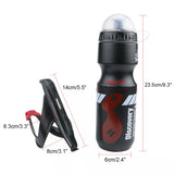 0710 Merge Mountain Bike Bicycle Cycling Water Drink Bottle And holder Cage Sports 650ML