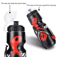 0710 Merge Mountain Bike Bicycle Cycling Water Drink Bottle And holder Cage Sports 650ML