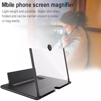 07119 Merge 12" Folding Amplifier Stand Screen Magnifier 3D Adjustable Mobile Phone HD Video Magnifier