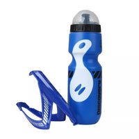 0712 650ML Mountain Bike Bicycle Cycling Water Drink Bottle And Holder Cage Sports