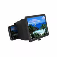 07120 Merge New 3D Mobile Phone Screen Magnifier 12" HD Video Amplifer For Smart Phone Stand Magnifier