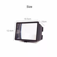 07120 Merge New 3D Mobile Phone Screen Magnifier 12" HD Video Amplifer For Smart Phone Stand Magnifier