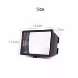 07120 Merge New 3D Mobile Phone Screen Magnifier 12" HD Video Amplifer For Smart Phone Stand Magnifier