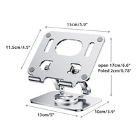 07133 Merge Silver Universal Tab Mount Tablet Stand Phone Holder Desk Table For iPhone iPad Samsung