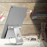 07135 Merge Silver Universal Desk Stand Mobile Phone Stand Holder For Tablet iPad iPhone Samsung