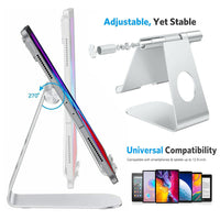 07135 Merge Silver Universal Desk Stand Mobile Phone Stand Holder For Tablet iPad iPhone Samsung