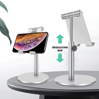 07136 Merge Adjustable Aluminum Tablet Stand Holder Desk Tablet Mount For iPad iPhone Samsung