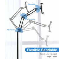 07137 Merge Black 175cm Adjustable Tablet Phone Floor Stand Bed Lazy Mount Holder For iPhone iPad