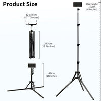 07138 Merge 160cm Adjust Tablet Floor Stand Holder Tripod Foldable For 4"-10.9" Phone Ipad