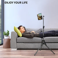 07138 Merge 160cm Adjust Tablet Floor Stand Holder Tripod Foldable For 4"-10.9" Phone Ipad