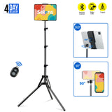 07138 Merge 160cm Adjust Tablet Floor Stand Holder Tripod Foldable For 4"-10.9" Phone Ipad