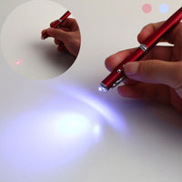 07142 Merge 4 In 1 Led Red Pointer Touch Screen Stylus Ballpoint Pen iPhone Samsung