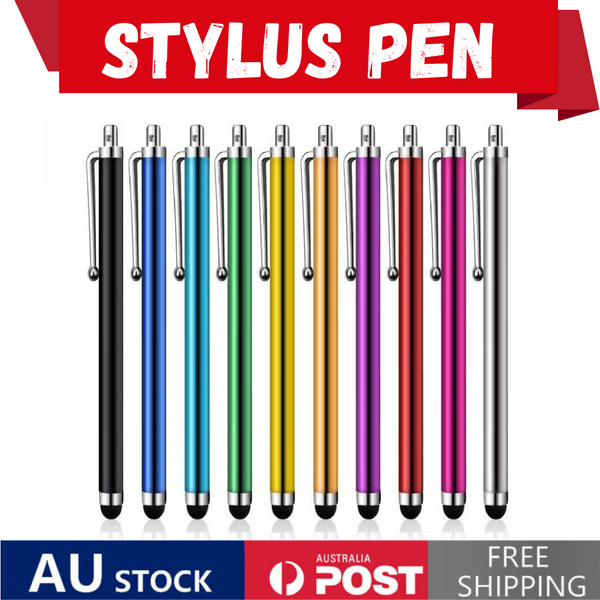 07146 Merge Stylus Pens Lot Of 10 Colourful Capactive for Touch Screen iPhone iPad Tablet