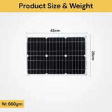 Merge 1101 12V 300W Flexible Solar Panel Caravan Boat Camping Portable Power Mono Charging Monocrystalline Photovoltaic.