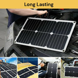 Merge 1101 12V 300W Flexible Solar Panel Caravan Boat Camping Portable Power Mono Charging Monocrystalline Photovoltaic.