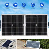 1104 Merge 24V 260W Solar Panel Kit Mono Caravan Folding Camping Charging Controller Kits