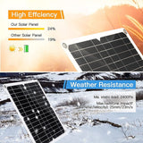 1104 Merge 24V 260W Solar Panel Kit Mono Caravan Folding Camping Charging Controller Kits