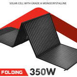 1105 Merge 12V 350W folding Solar Panel Blanket Solar Mat Kit Mono Flexible Battery USB