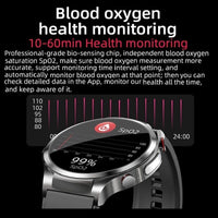 1106 Merge Blood Sugar ECG Smart Watches Body Temperature Health Monitor Waterproof New