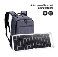 1108 Merge Outdoor Camping Hiking 6W Portable Solar Panel Folding Power Bank USB Charger Bank