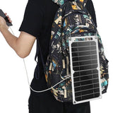 1108 Merge Outdoor Camping Hiking 6W Portable Solar Panel Folding Power Bank USB Charger Bank