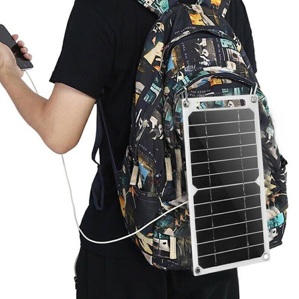 1108 Merge Outdoor Camping Hiking 6W Portable Solar Panel Folding Power Bank USB Charger Bank