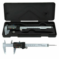 11112 Merge 6'/150mm LCD Digital Electronic Vernier Caliper Micrometer Stainless Steel Carry Case Outback Celebration Items