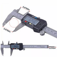 11114 Merge Digital Vernier Caliper 0-150mm 6-inch LCD Electronic Carbon Fiber Altimeter Measure