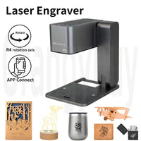 1114 Merge Foldable Laser Engraving Cutting Machine Desktop Engraving Auto Laser Cutter NEW