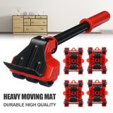 1122 Merge Heavy Furniture Moving Lifter Roller Move Tool Set Wheel Mover Sliders Kit