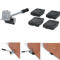 1124 Merge 5 Piece Furniture Lifter Heavy Roller Move Tool Kit Lifting Moving Wheel Mover Slider.