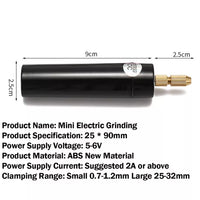 1154 Merge Handheld Mini Electric Drill USB Rotary Engraver Pen Drilling Bits Jewelry Tools.