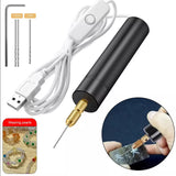 1154 Merge Handheld Mini Electric Drill USB Rotary Engraver Pen Drilling Bits Jewelry Tools.