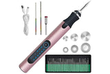 Costcom Electric Micro Engraver Pen Tip Cordless Metal Jewelry Wood Glass Tool Rose Colour