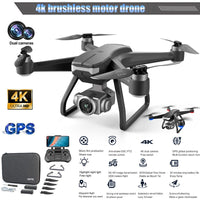 13105 6K 4 Channel Wifi FPV Drone HD Camera With GPS Brushless Re Quardcopter Helicopter Drone Foss