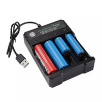 13122 Merge Multi Battery Chargers Smart 4 Slots For Rechargeable Li-ion Fast Charger USB Charging Base Awesome.