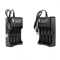 13122 Merge Multi Battery Chargers Smart 4 Slots For Rechargeable Li-ion Fast Charger USB Charging Base Awesome.